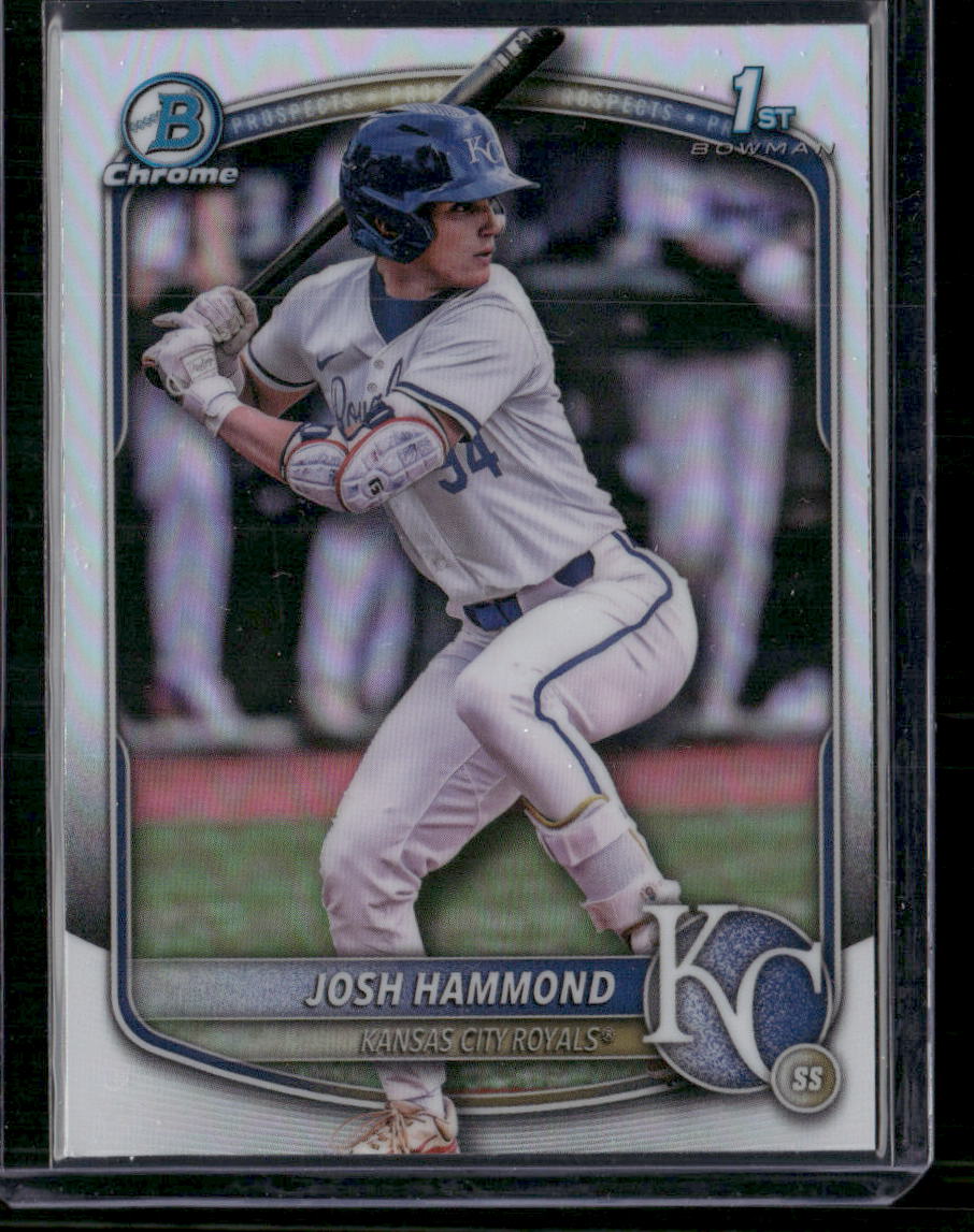 2025 Bowman Draft #BDC-185 Josh Hammond Chrome Refractor