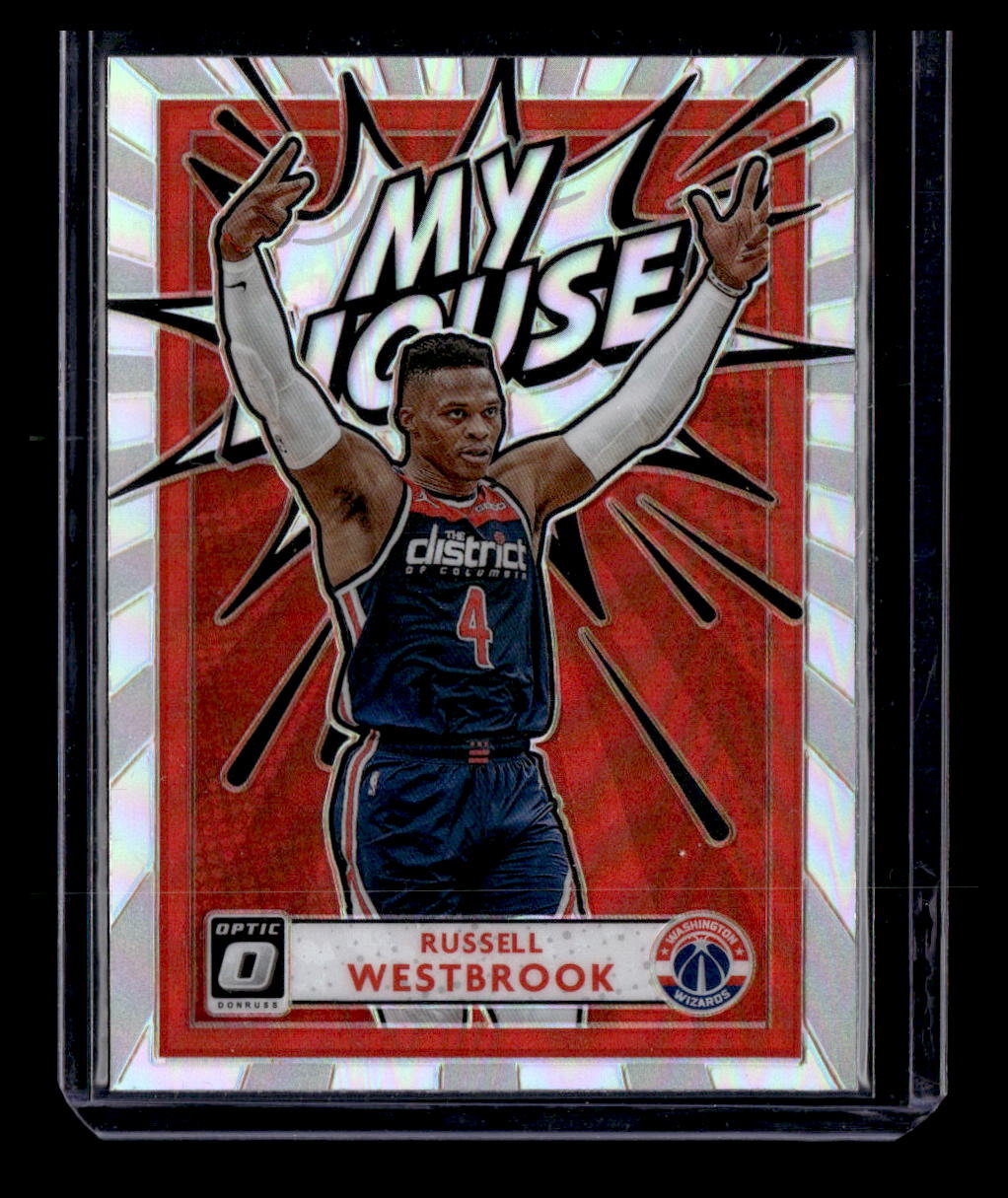2020-21 Donruss Optic #14 Russell Westbrook My House Holo Prizm