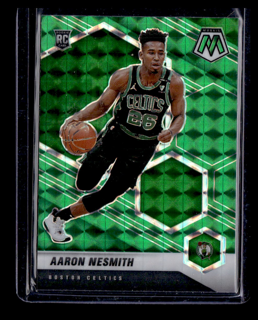 2020-21 Panini Mosaic #227 Aaron Nesmith Rookie Prizm Green
