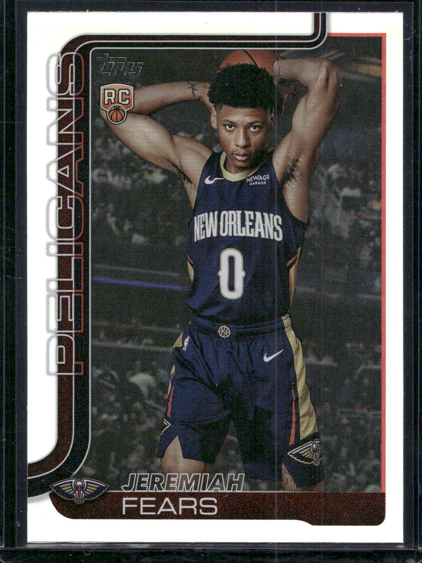 2025-26 Topps #207 Jeremiah Fears Rainbow Foilboard Rookie