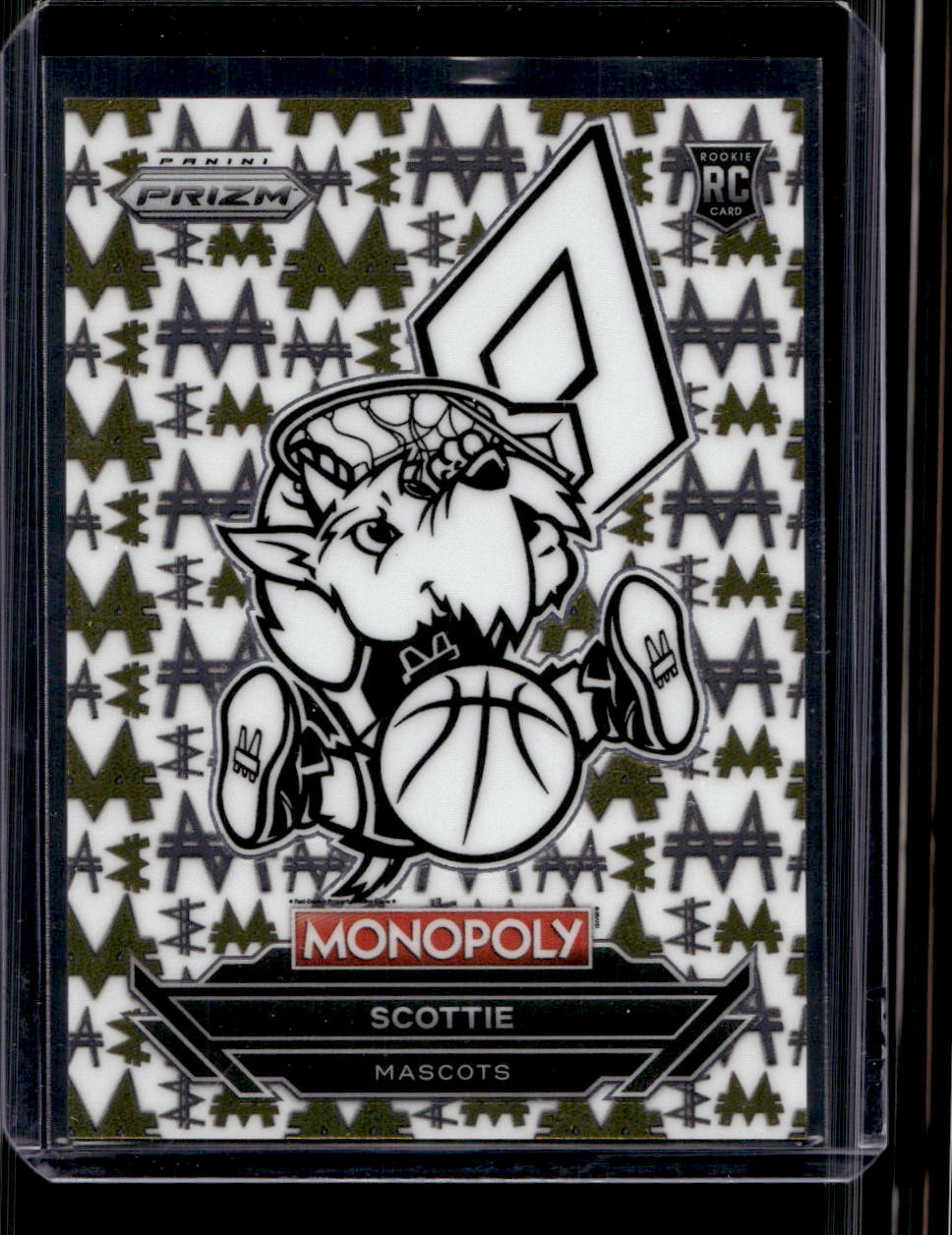 Scottie 2023-24 Panini Prizm Monopoly #W25 Millionaire White SP