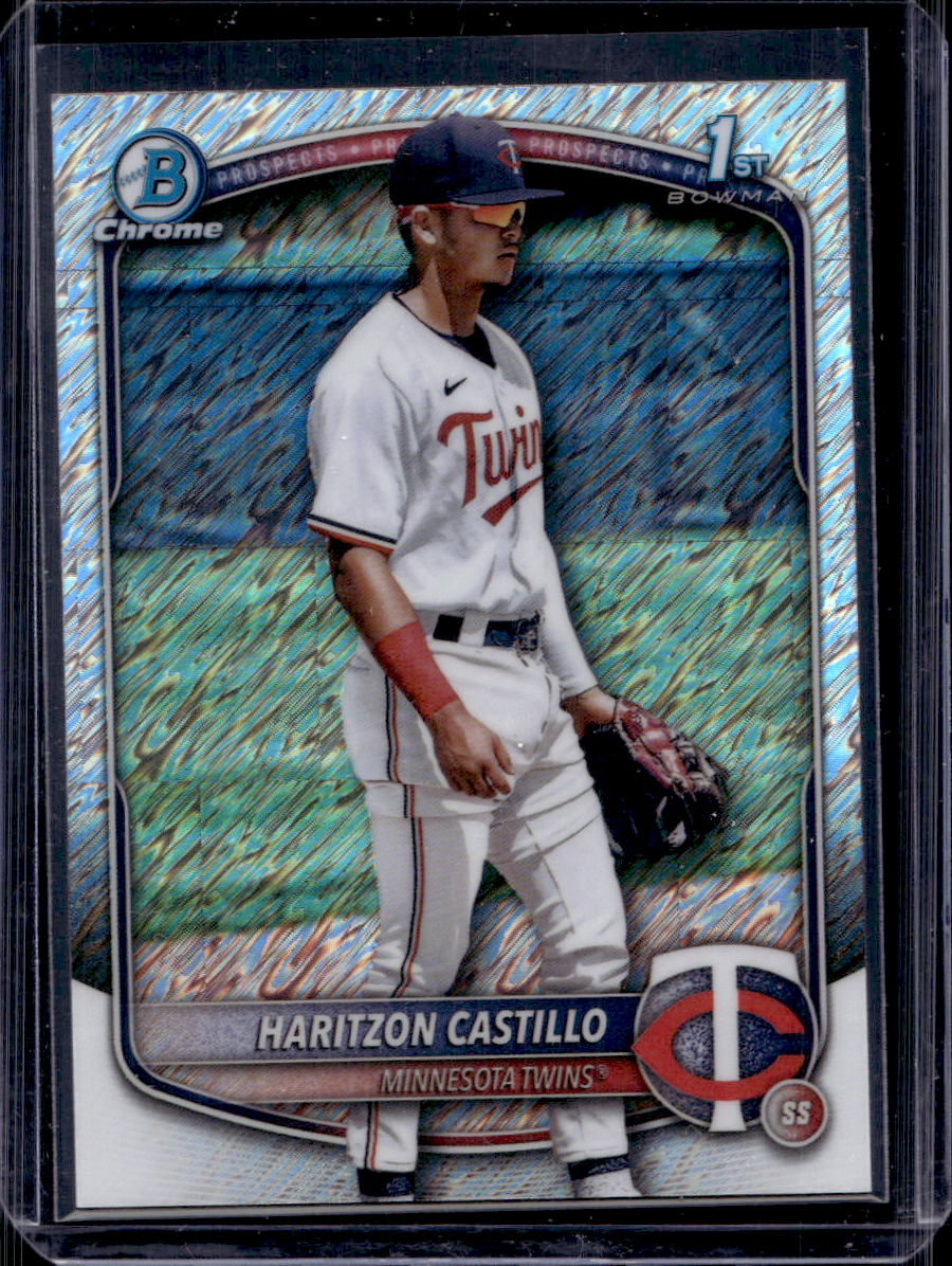 Haritzon Castillo 2025 Bowman Chrome #BCP-161 Shimmer Refractor