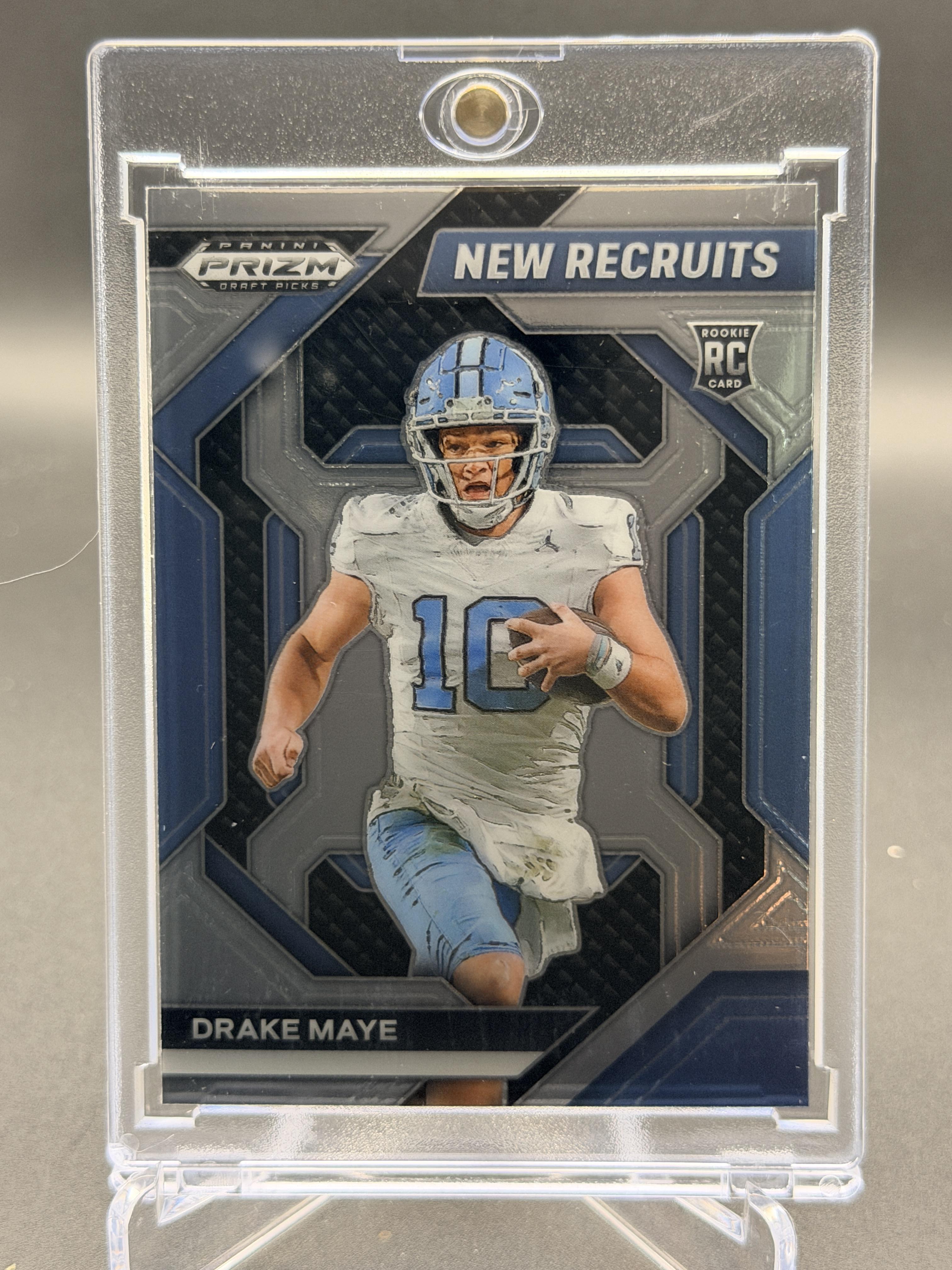 Drake Maye 2024 Panini Prizm Draft Picks New Recruits #NR-DME