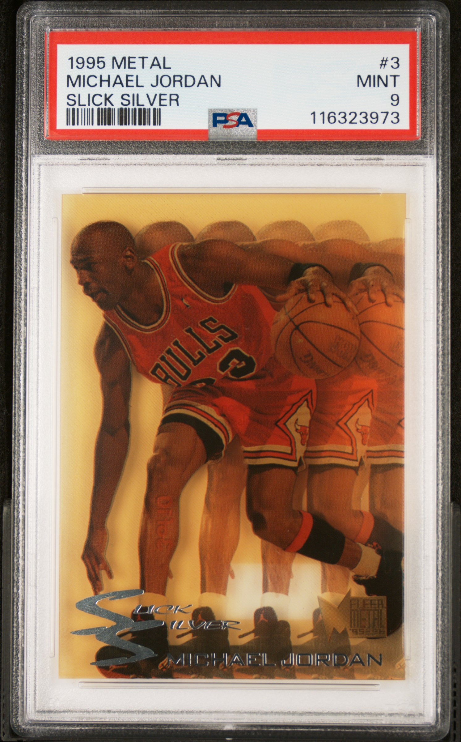 Michael Jordan 1995 Metal #3 Slick Silver Price Guide - Sports 