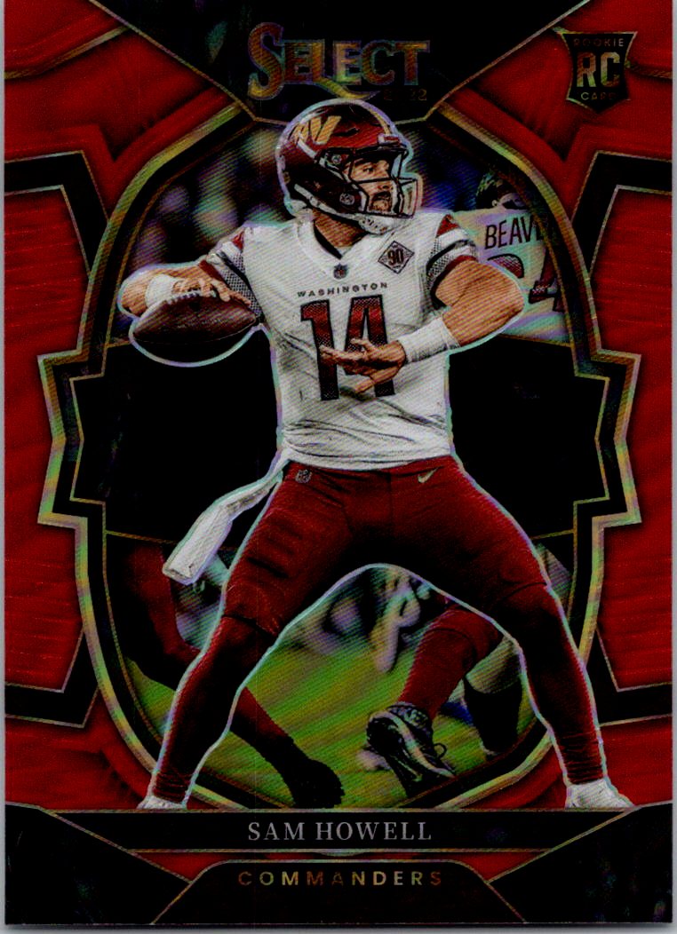 2022 Panini Select #76 Sam Howell Red Prizm #/99