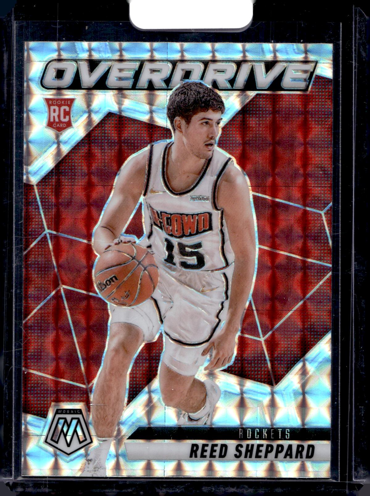2024-25 Panini Mosaic #4 Reed Sheppard Overdrive