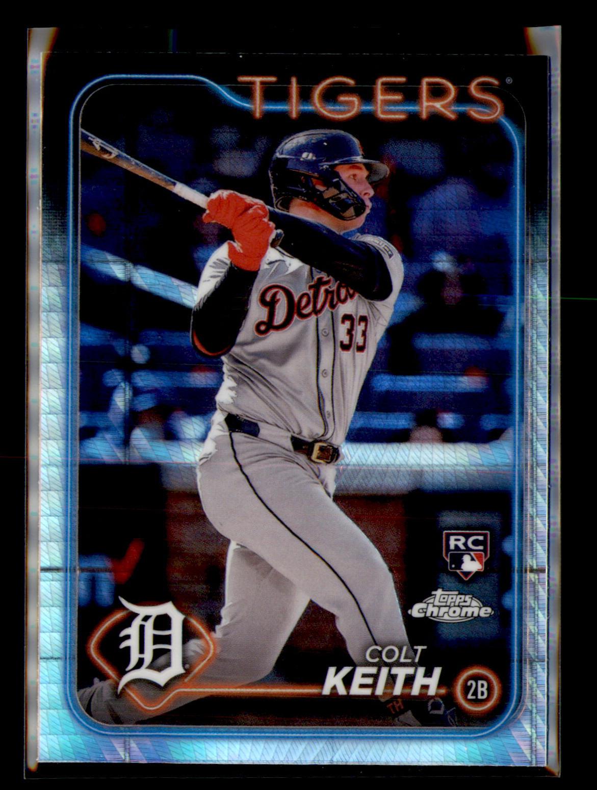 2024 Topps Chrome #2 Colt Keith Prism Refractors
