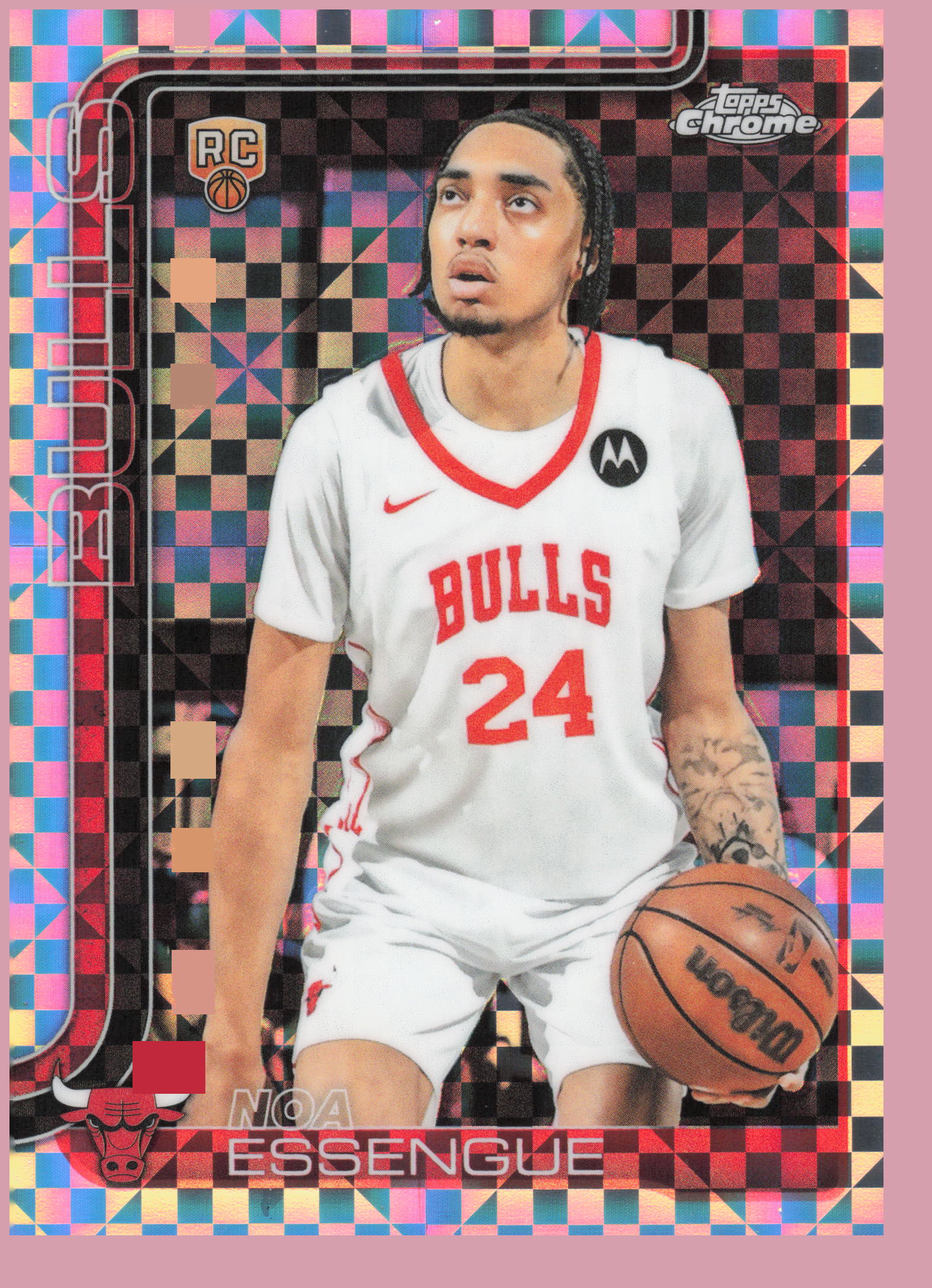 2025-26 Topps Chrome #262 Noa Essengue X-Fractor