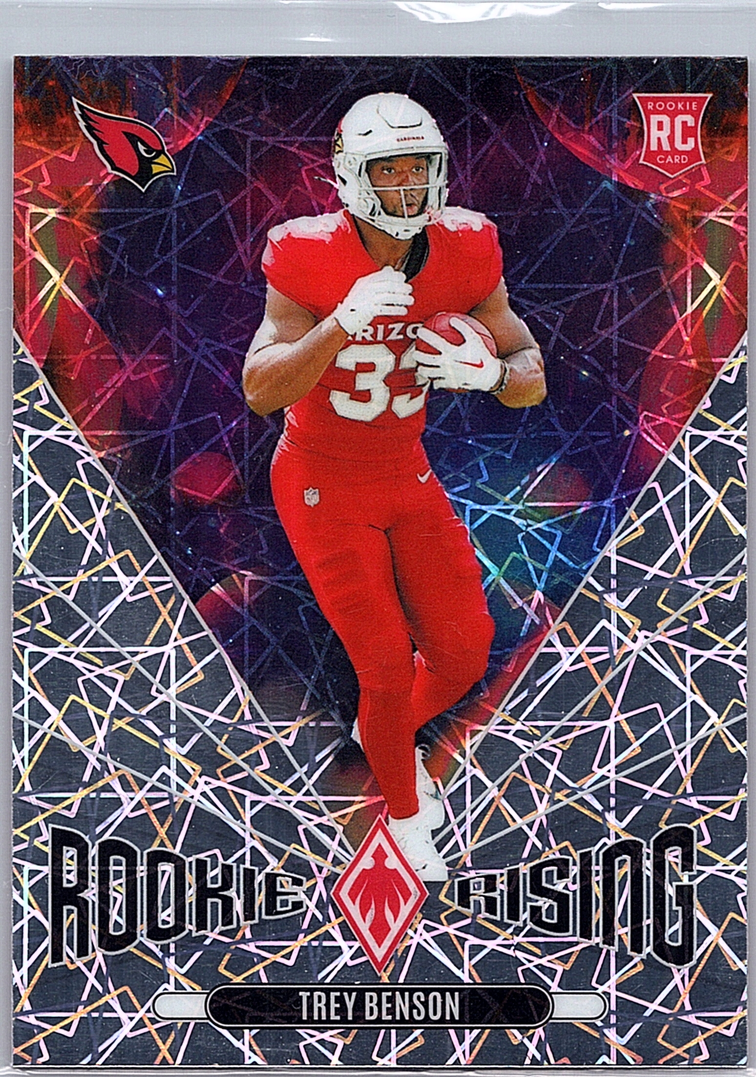 Trey Benson #RR-TBN 2024 Panini Phoenix - Rookie Rising Lazer