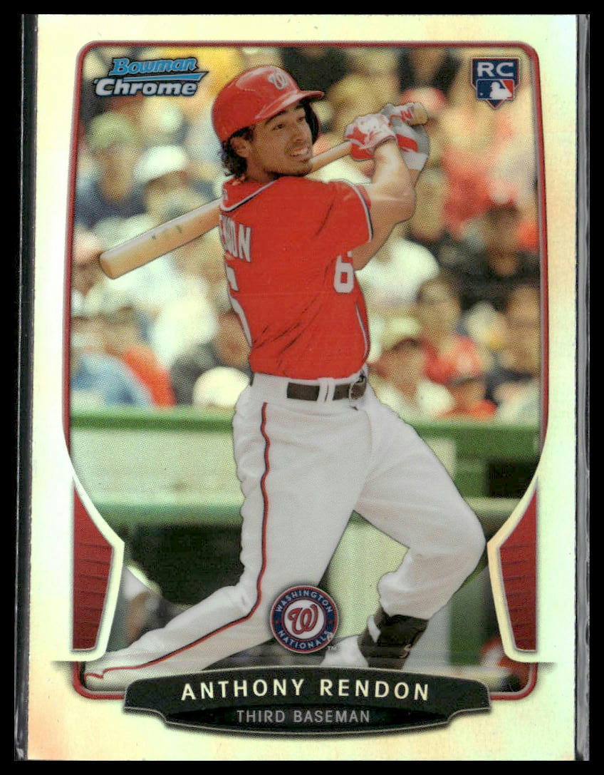 2013 Bowman Draft Picks & Prospects #5 Anthony Rendon Chrome Refractors RC