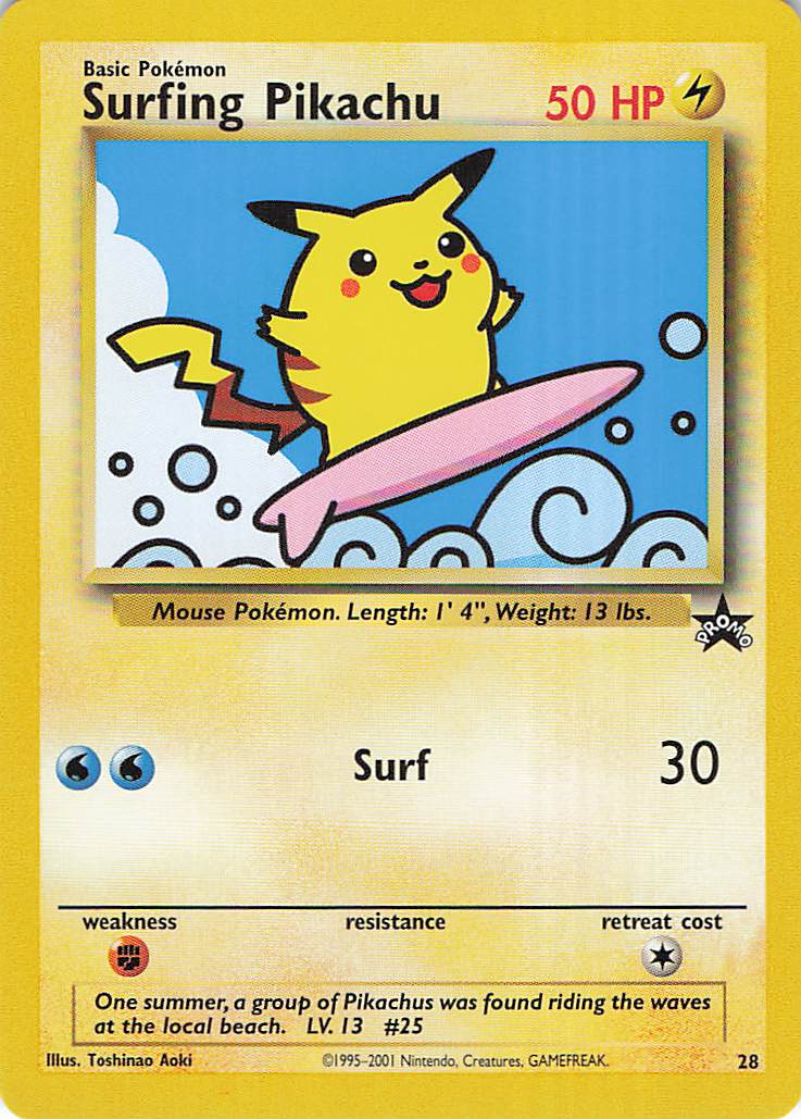 WoTC Promo #28/53 Surfing Pikachu