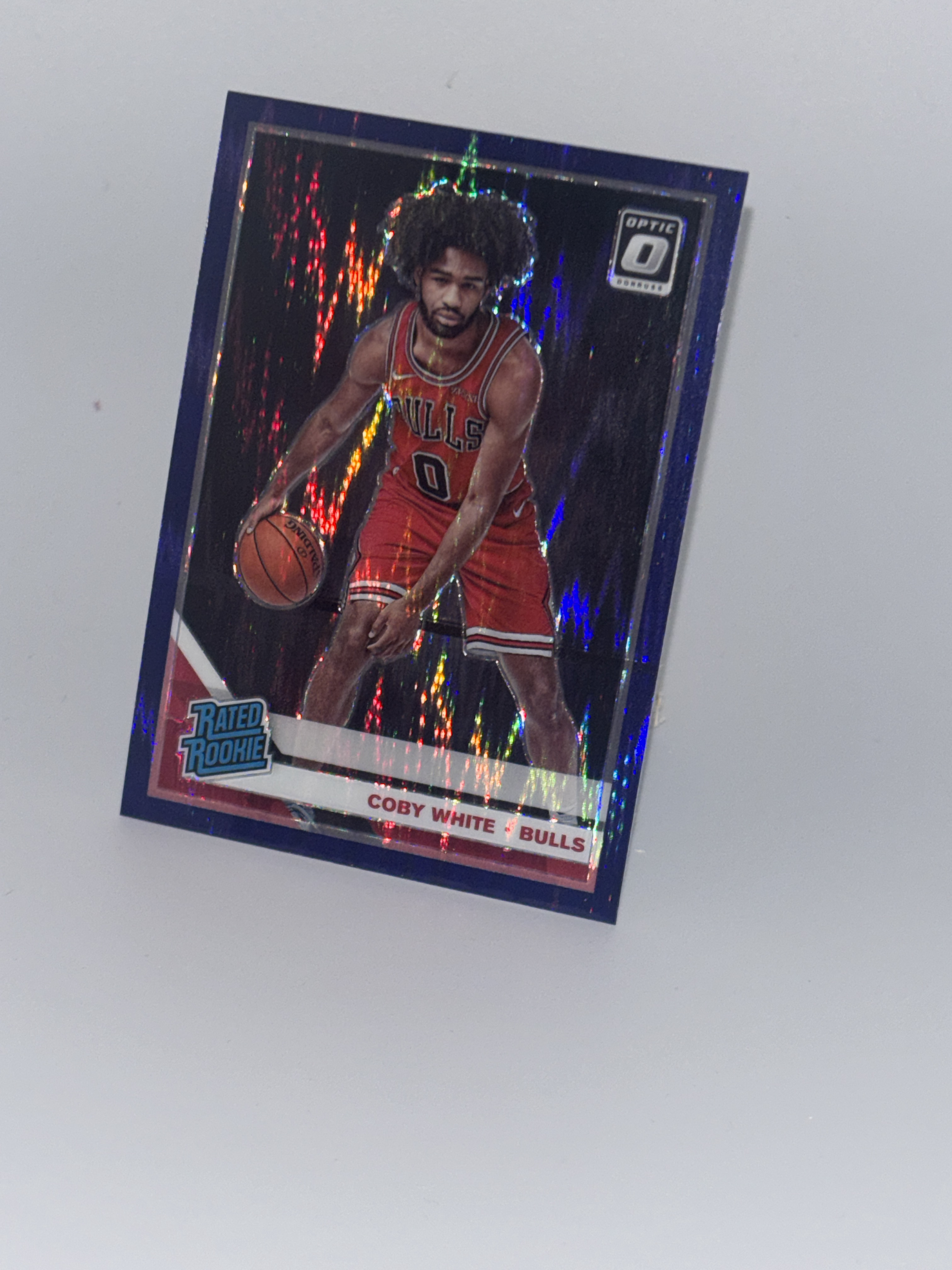 2019-20 Donruss Optic #180 Coby White Purple Shock