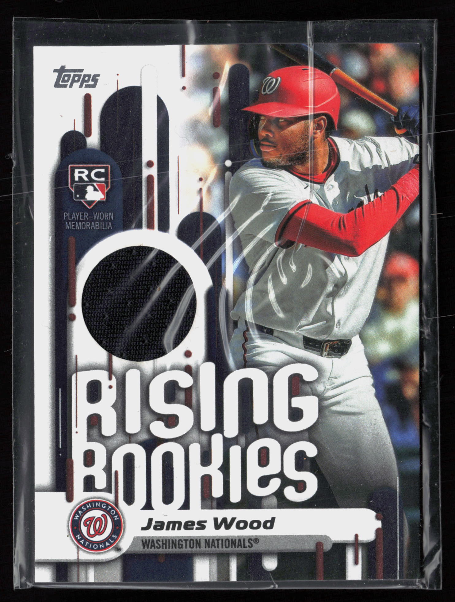 2025 Topps Update #RRR-JWO Rising Rookie Relics James Wood MEM