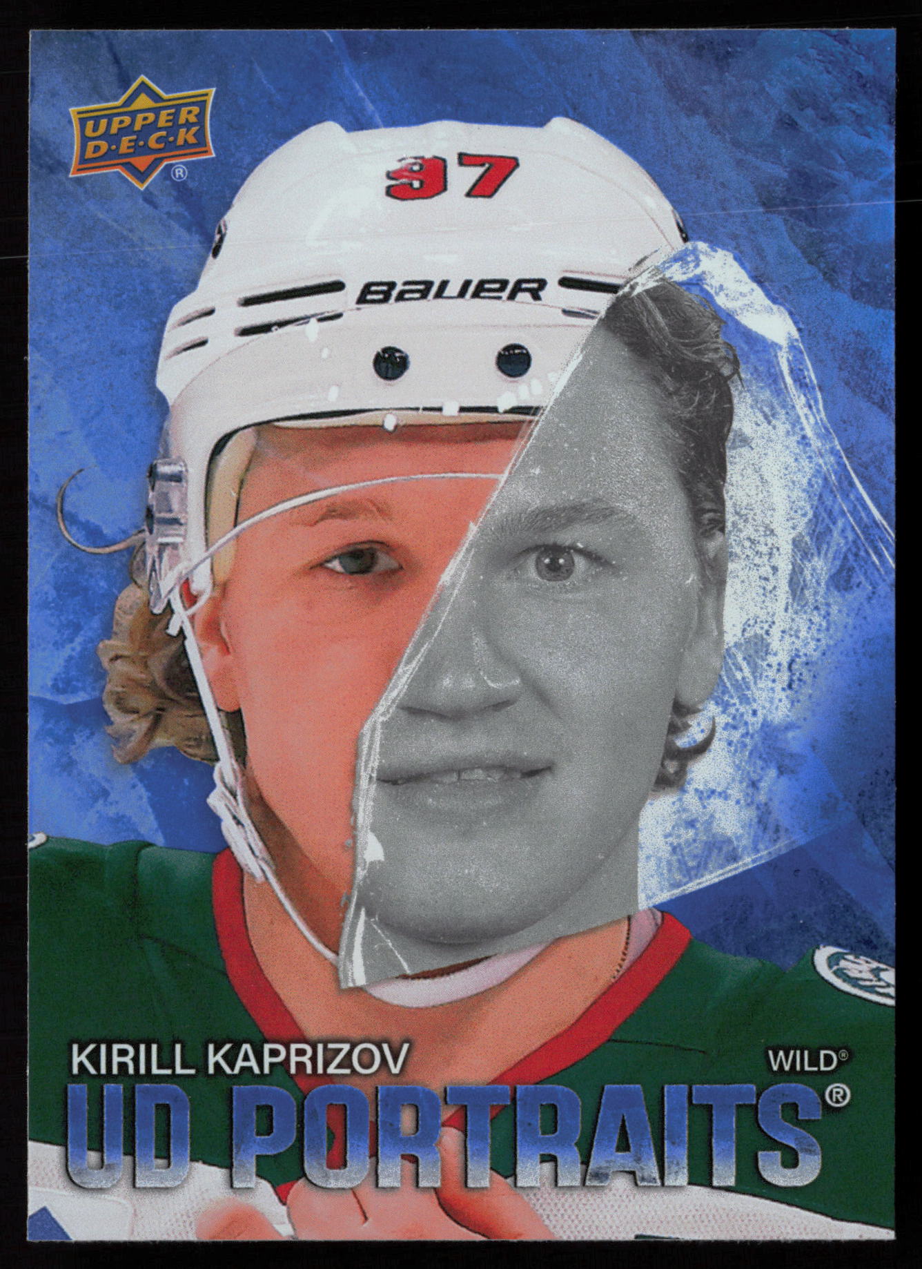 2025-26 Upper Deck #P-35 UD Portraits Speckle Kirill Kaprizov