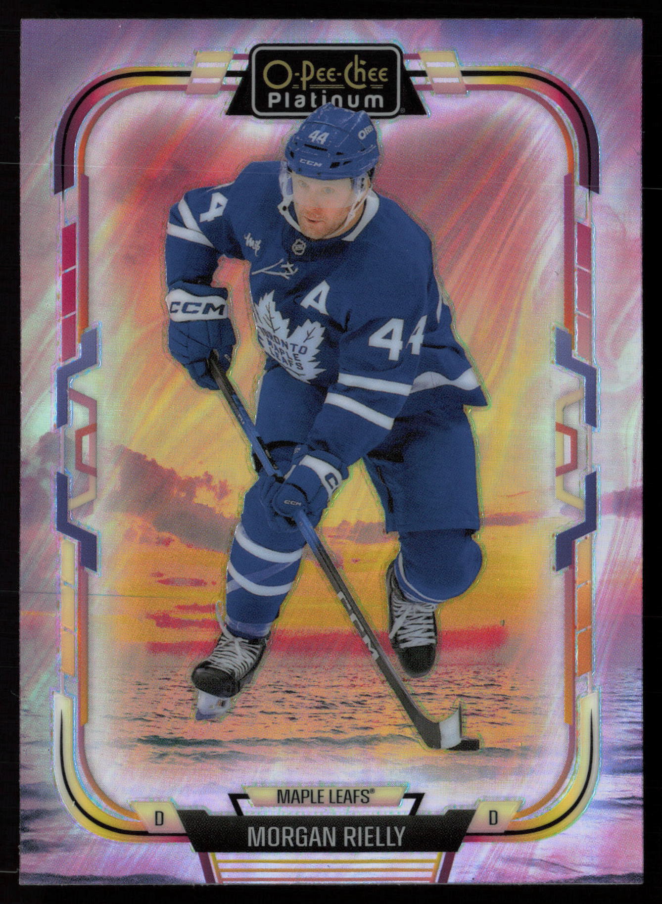 2025-26 O-Pee-Chee Platinum #164 Sunset Morgan Rielly