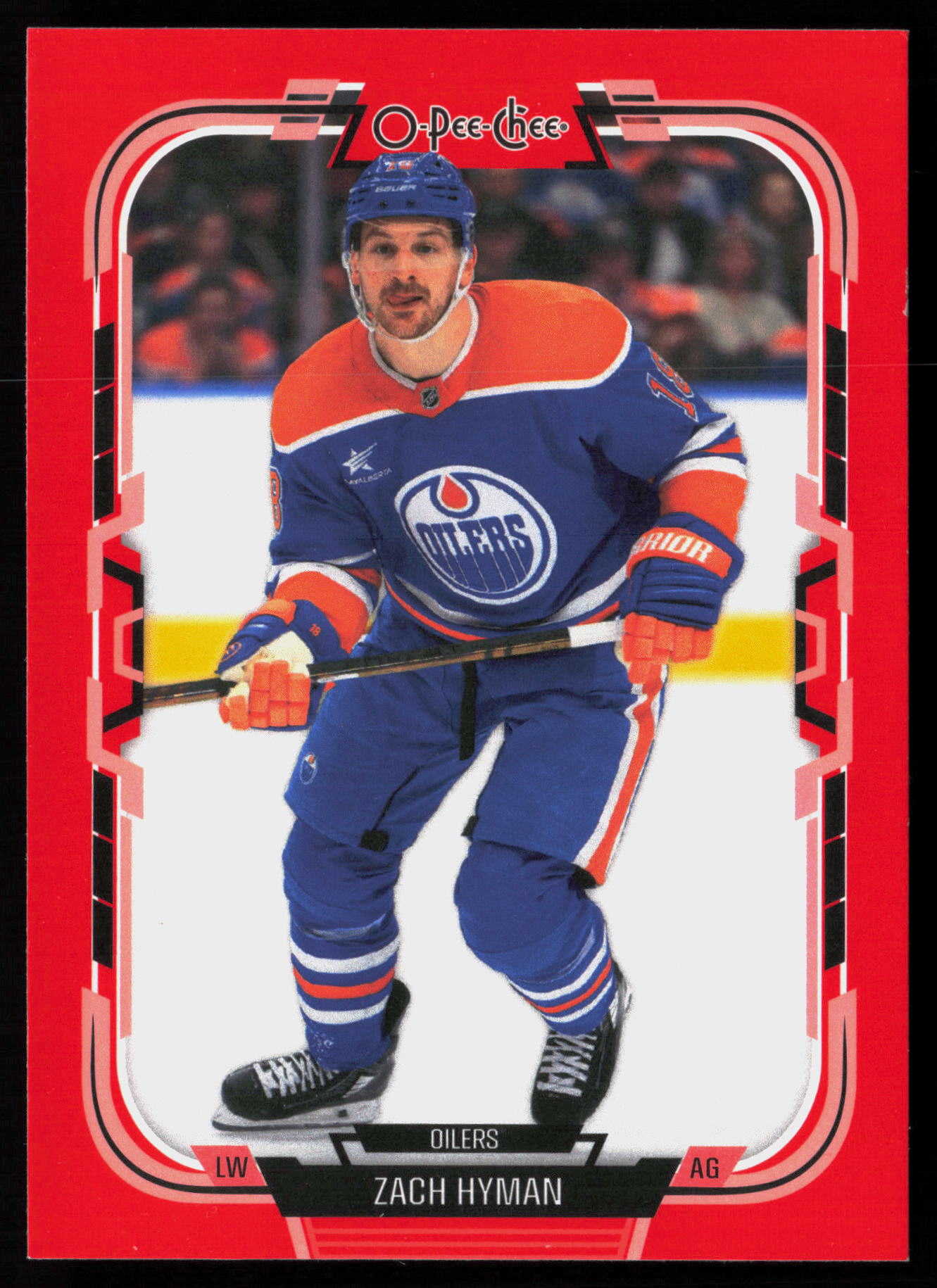 2025-26 O-Pee-Chee #232 Red Border Zach Hyman