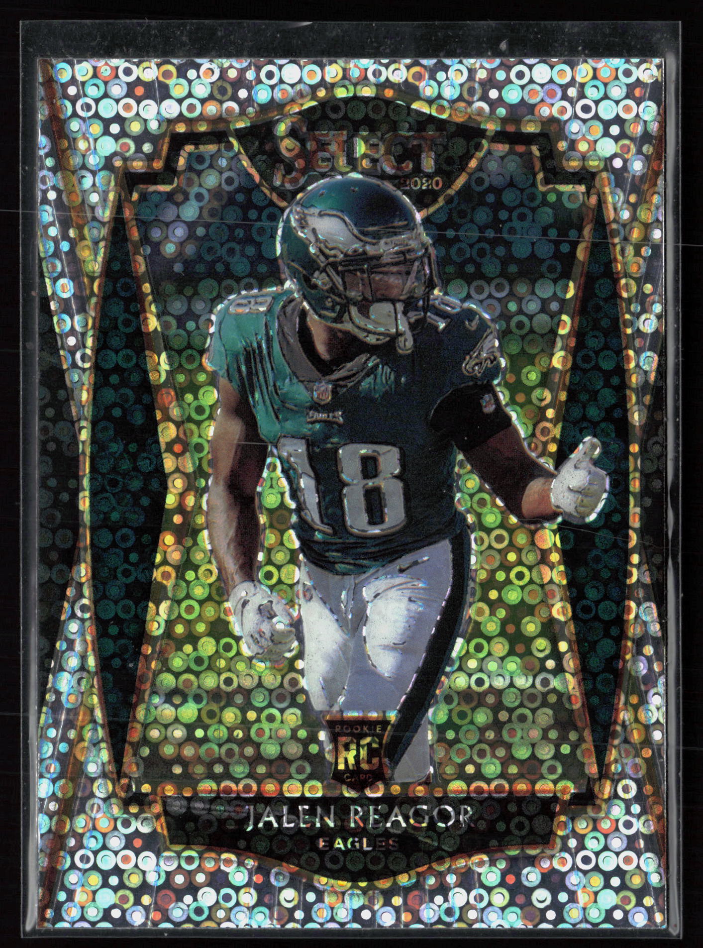 2020 Panini Select #168 Silver Disco Jalen Reagor RC Rookie