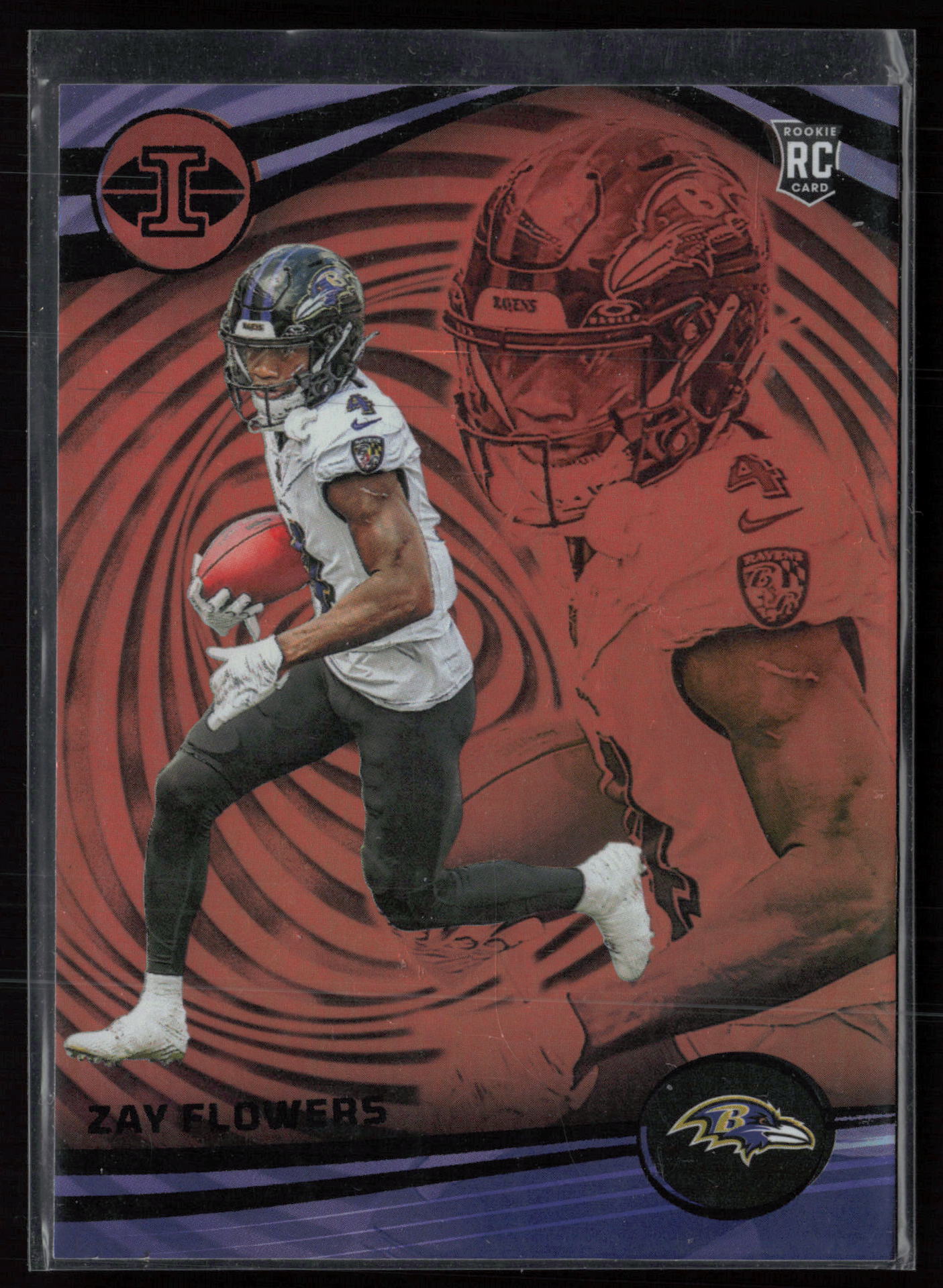 2023 Panini Illusions #10 Orange Trophy Collection Zay Flowers RC Rookie