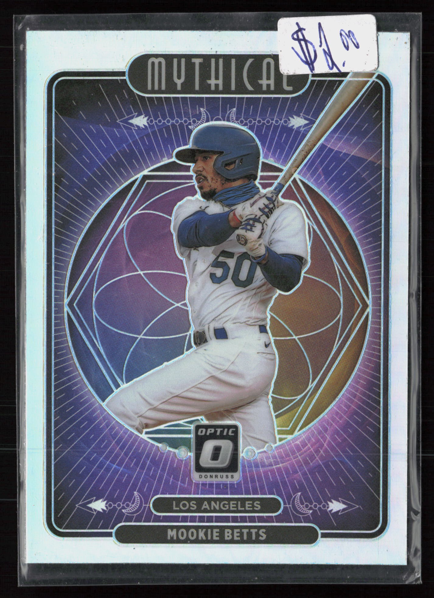 2021 Donruss Optic #M1 Mythical Holo Mookie Betts