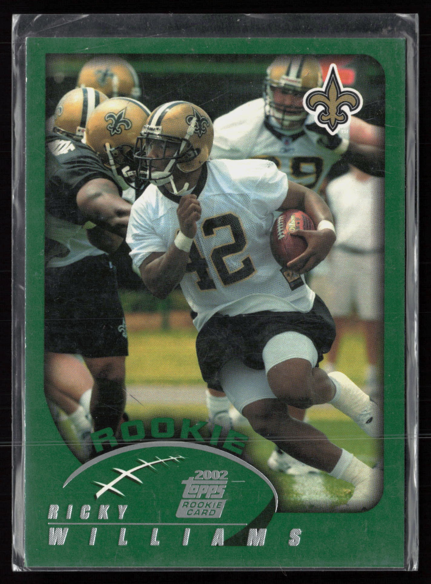 2002 2002 Topps Ricky Williams Football card front — Card Source Canada
