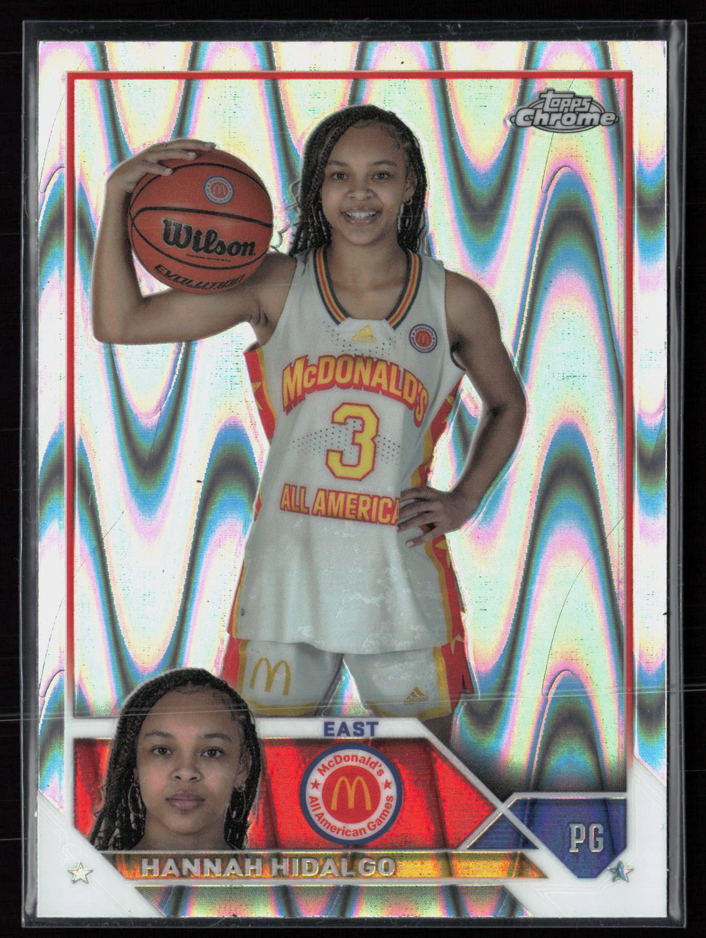 2023 Topps Chrome McDonald's All American #78 RayWave Hannah Hidalgo