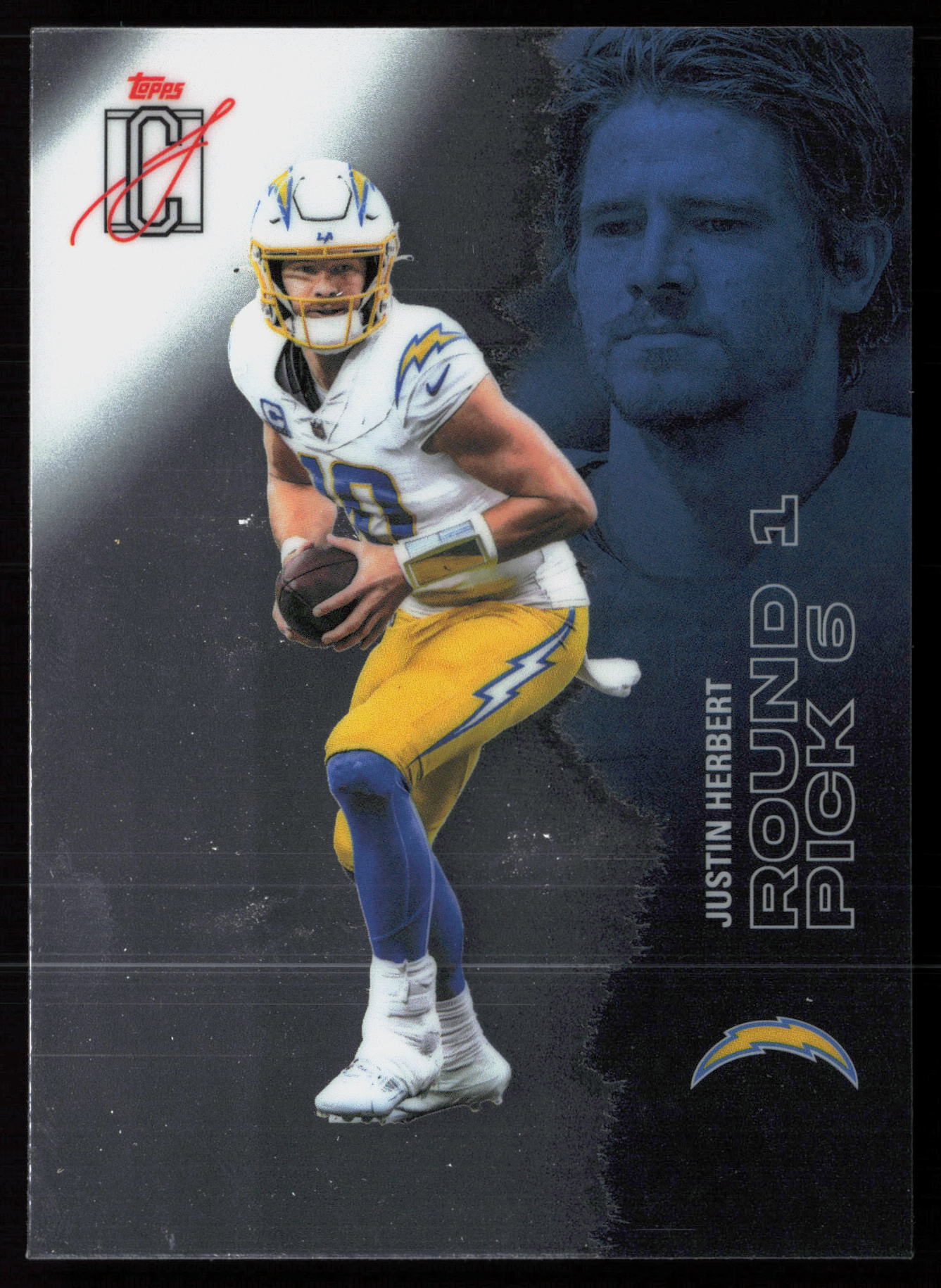 2025 Topps Signature Class #30 Chrome Justin Herbert