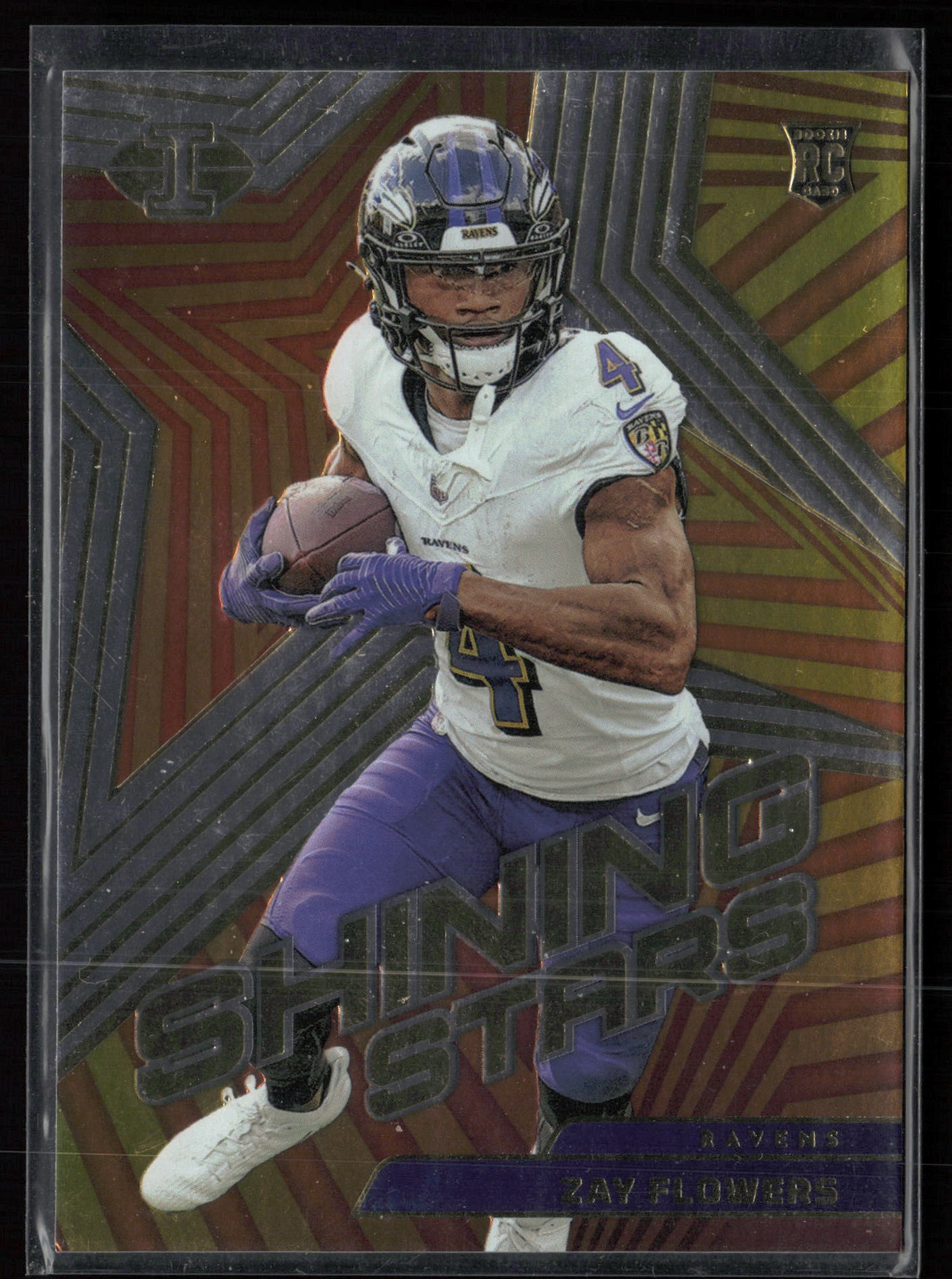2023 Panini Illusions #25 Shining Stars Zay Flowers