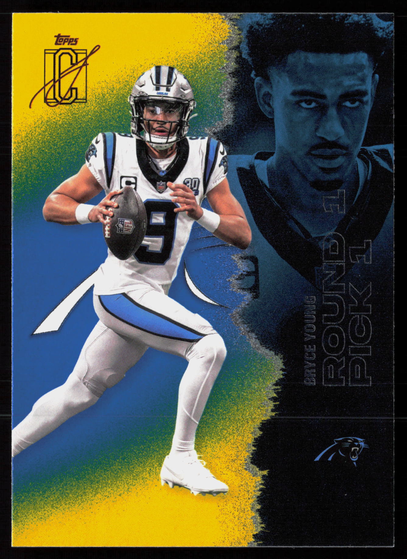 2025 Topps Signature Class #9 Blue & Yellow Bryce Young