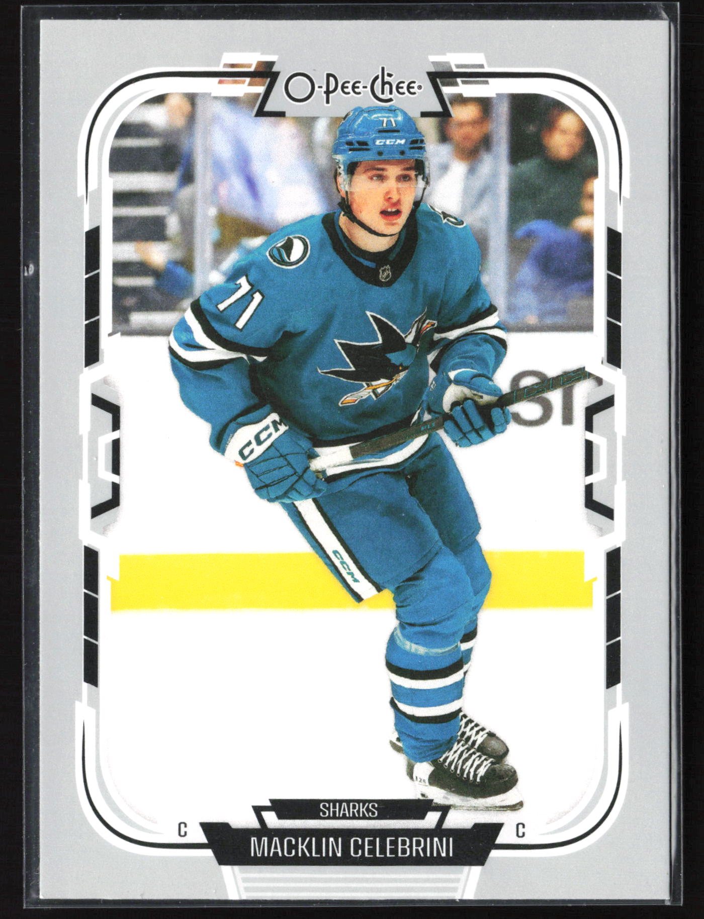 2025-26 O-Pee-Chee #119 Macklin Celebrini — Front