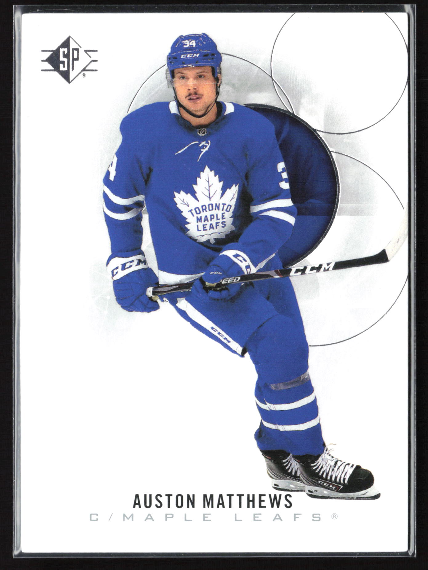 2020-21 SP Authentic #58 Auston Matthews