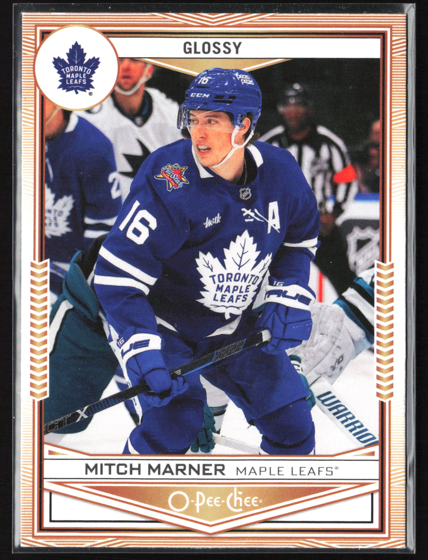 2024-25 Upper Deck #OG-19 Mitch Marner O-Pee-Chee Glossy Gold