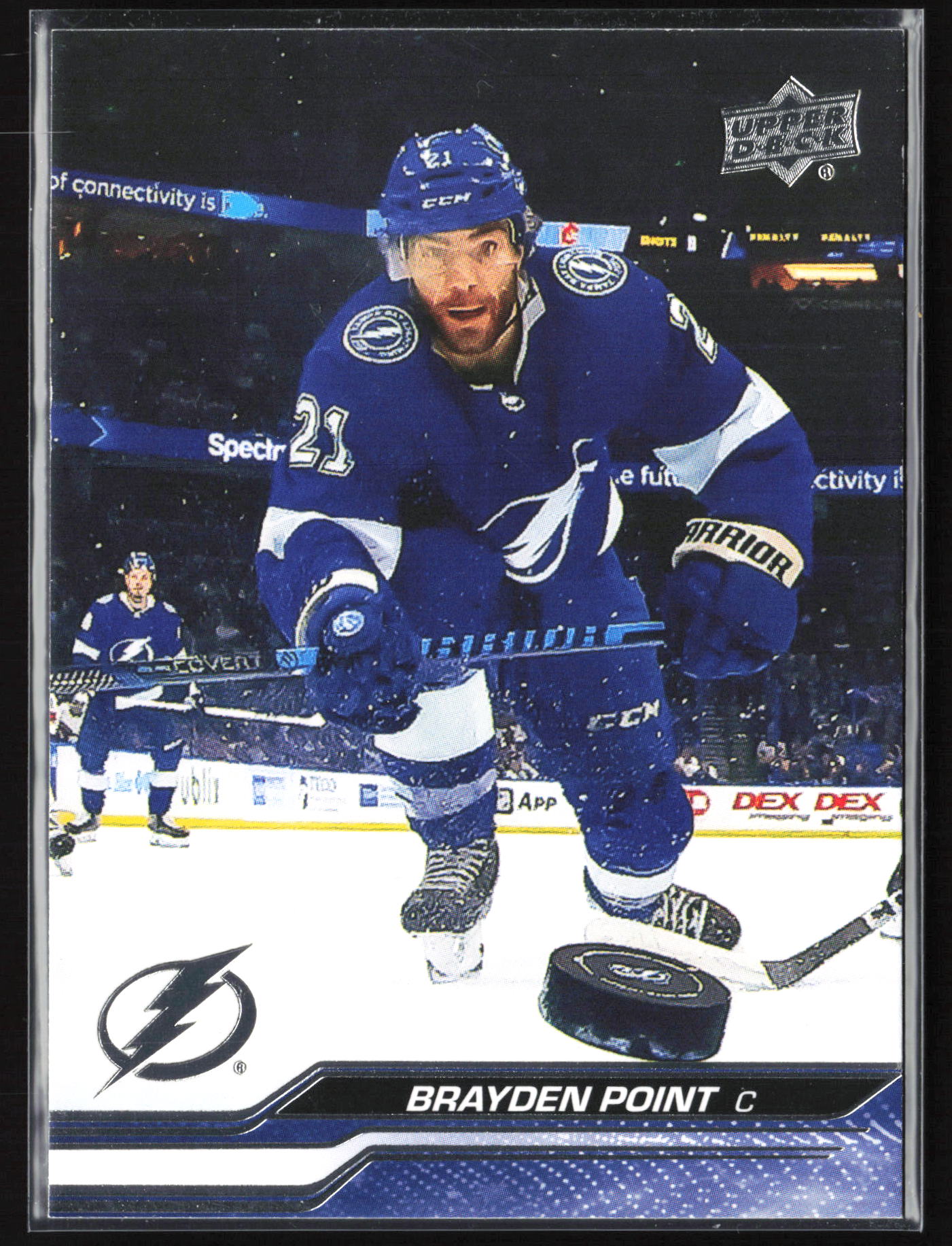 2023-24 Upper Deck #411 Brayden Point — Front