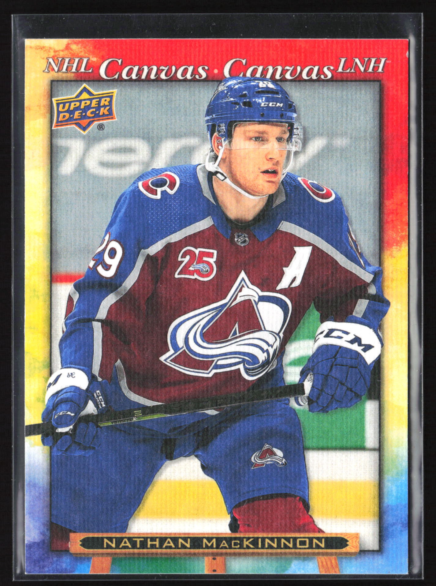 2021-22 Upper Deck Tim Hortons #C-13 Nathan MacKinnon NHL Canvas