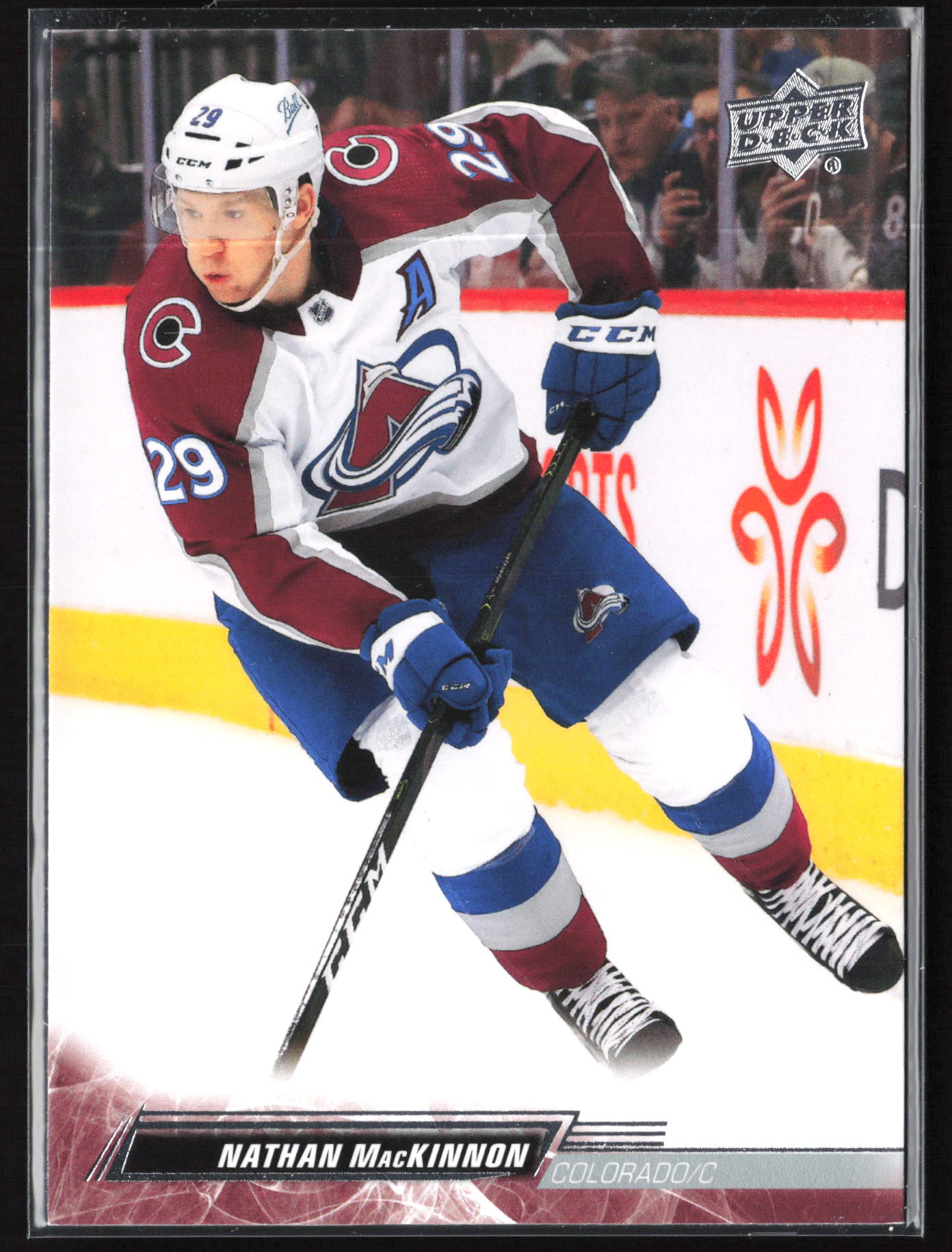 2022-23 Upper Deck #297 Nathan MacKinnon UD Exclusives #/100