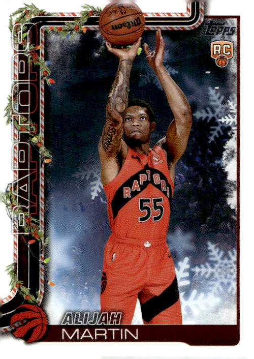 2025-26 Topps Holiday #H199 Alijah Martin Plaid