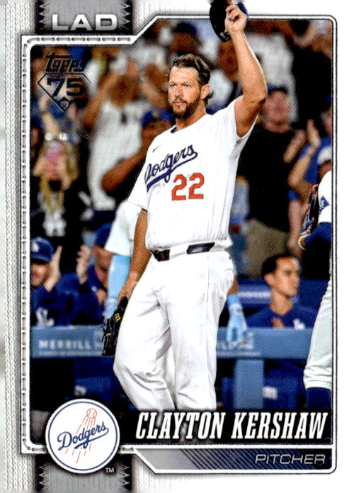 2026 Topps #22 Clayton Kershaw