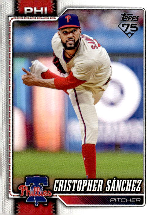 2026 Topps #325 Cristopher Sánchez Gold #/2026