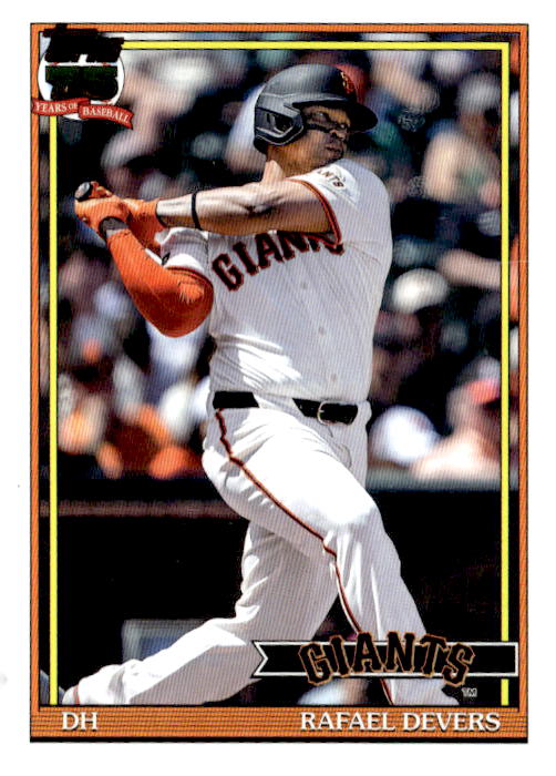 2026 Topps #T91-54 Rafael Devers (Series One)