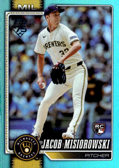 2026 Topps #10 Jacob Misiorowski Rainbow Foil