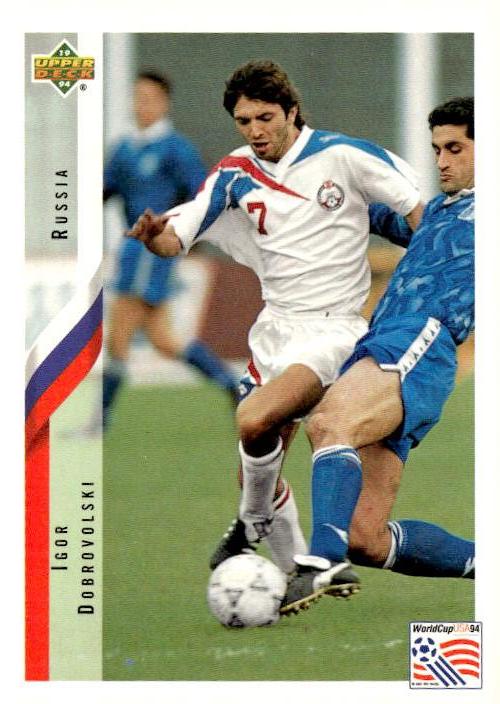 1994 Upper Deck World Cup Contenders English/German #210 Igor Dobrovolski