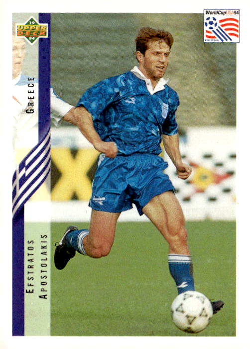 1994 Upper Deck World Cup Contenders English/German #116 Efstratios Apostolakis