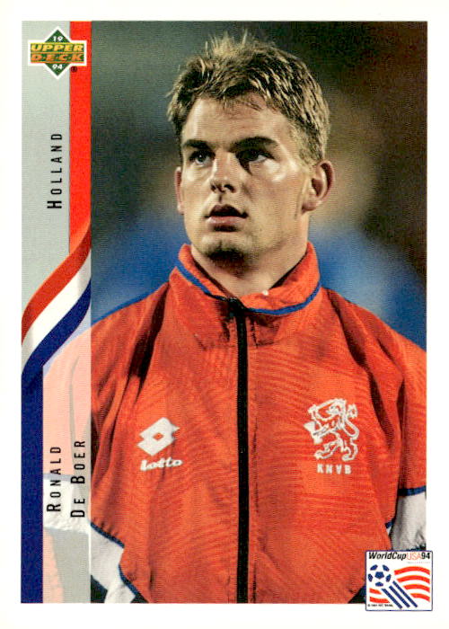 1994 Upper Deck World Cup Contenders English/Spanish #182 Ronald De Boer