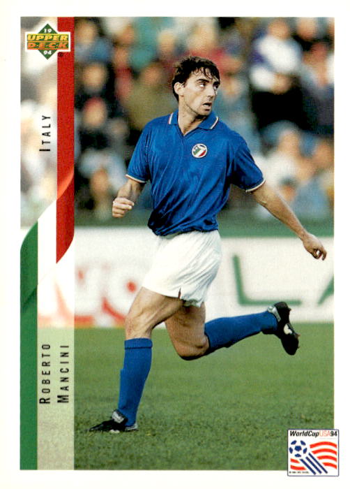 1994 Upper Deck World Cup Contenders English/German #123 Roberto Mancini