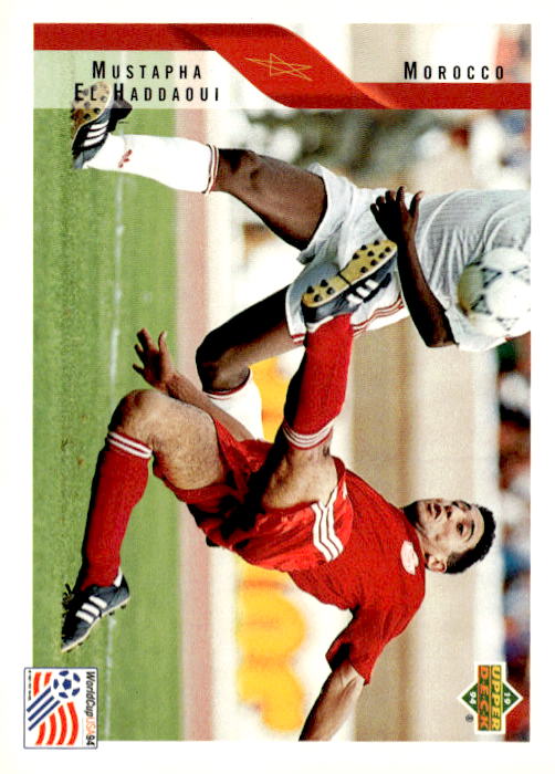 1994 Upper Deck World Cup Contenders English/German #206 Mustapha El Haddaoui