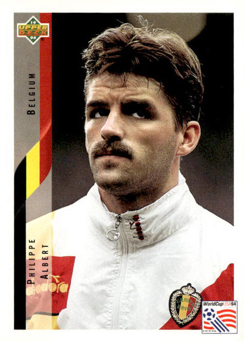 1994 Upper Deck World Cup Contenders English/German #83 Philippe Albert