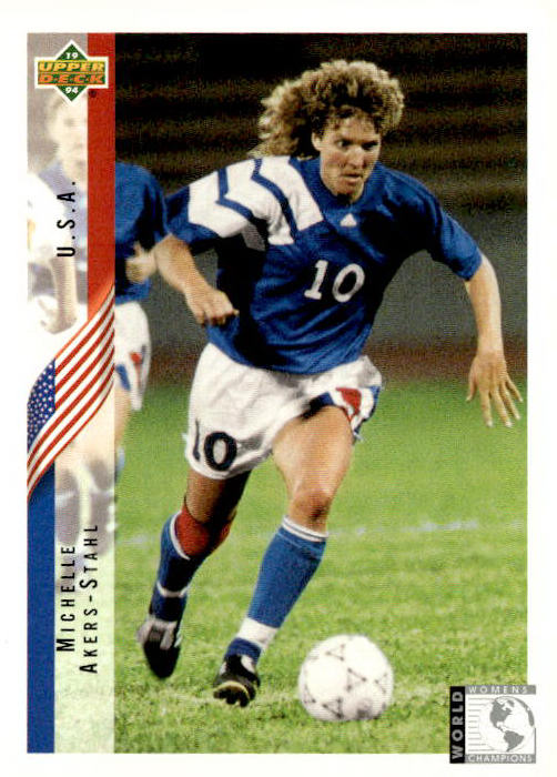1994 Upper Deck World Cup Contenders English/Spanish #267 Michelle Akers