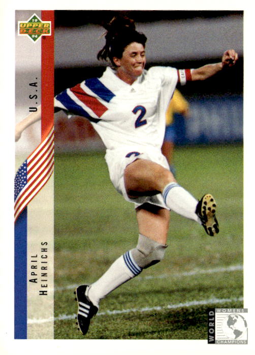 1994 Upper Deck World Cup Contenders English/Spanish #265 April Heinrichs