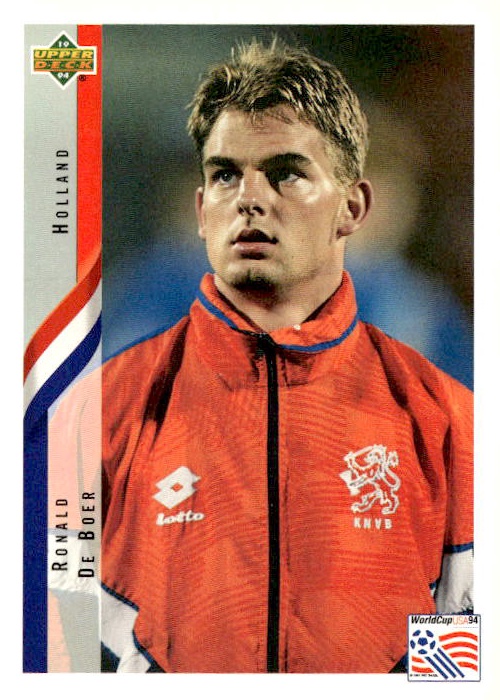 1994 Upper Deck World Cup Contenders English/Spanish #182 Ronald De Boer