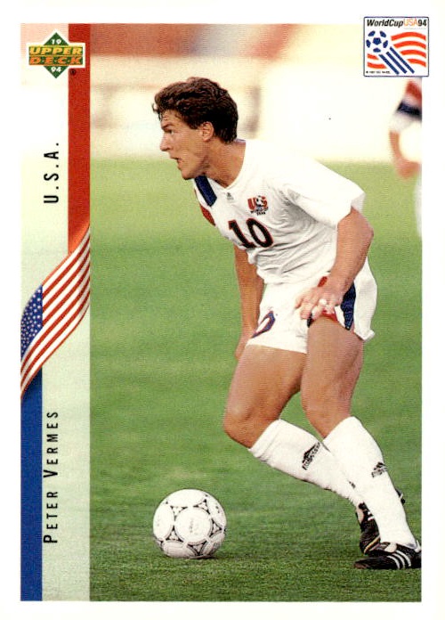 1994 Upper Deck World Cup Contenders English/Spanish #27 Peter Vermes