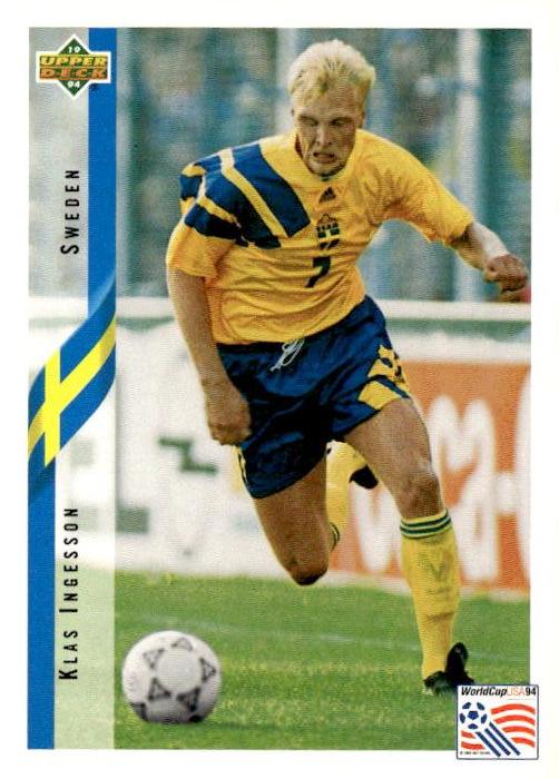 1994 Upper Deck World Cup Contenders English/Spanish #89 Klas Ingesson